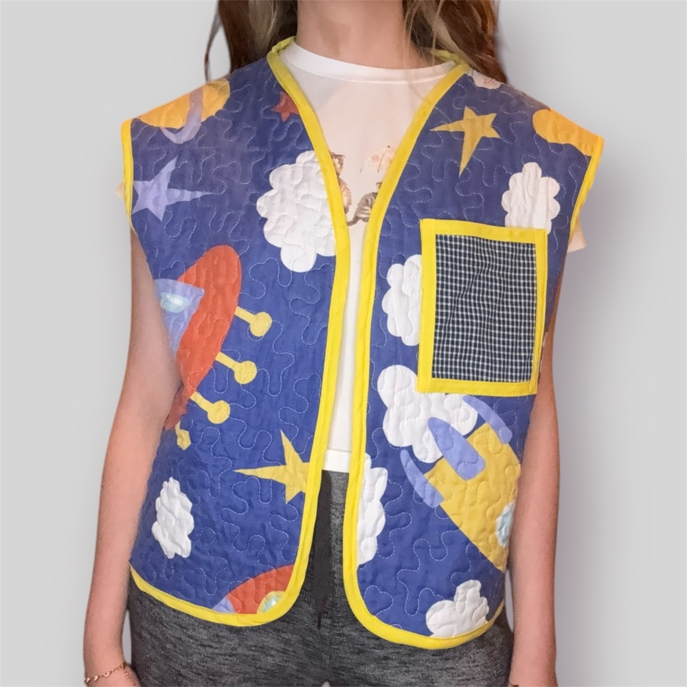 Upcycleded Space Vest